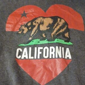 On Fire Sz. Large Grey Hoodie